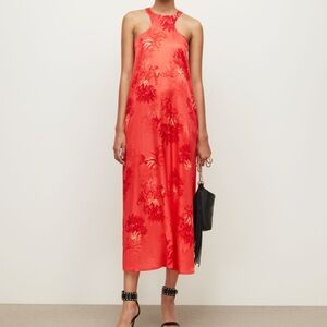 ALL SAINTS ~ NWT ~ “Verna Nila” Maxi
Dress ~ Orange ~ US2